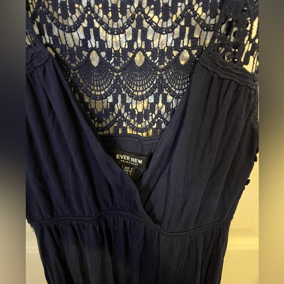 Ever new Blue maxi dress with crochet back - Picture 5 of 5